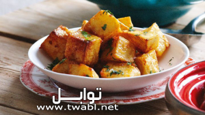 أسهل وأسرع طريقة لعمل البطاطس الحارة اللبنانية